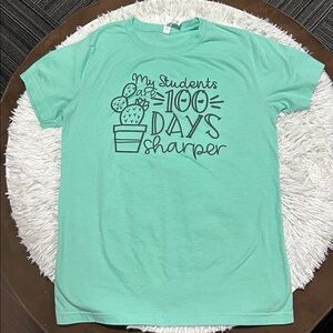 🩶5/$30 100 Days of School Tee My Students are 100 Days Sharper Size Medium